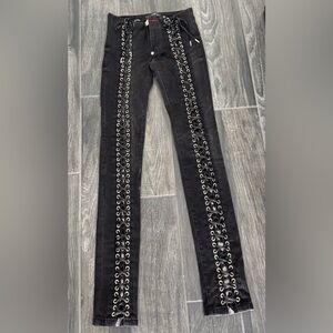 Philipp Plein Black Denim Jeans